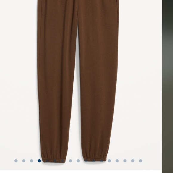 NWT OLD NAVY Extra High-Waisted Jogger Sweatpants Color: Espresso SIZE MED - Picture 6 of 7